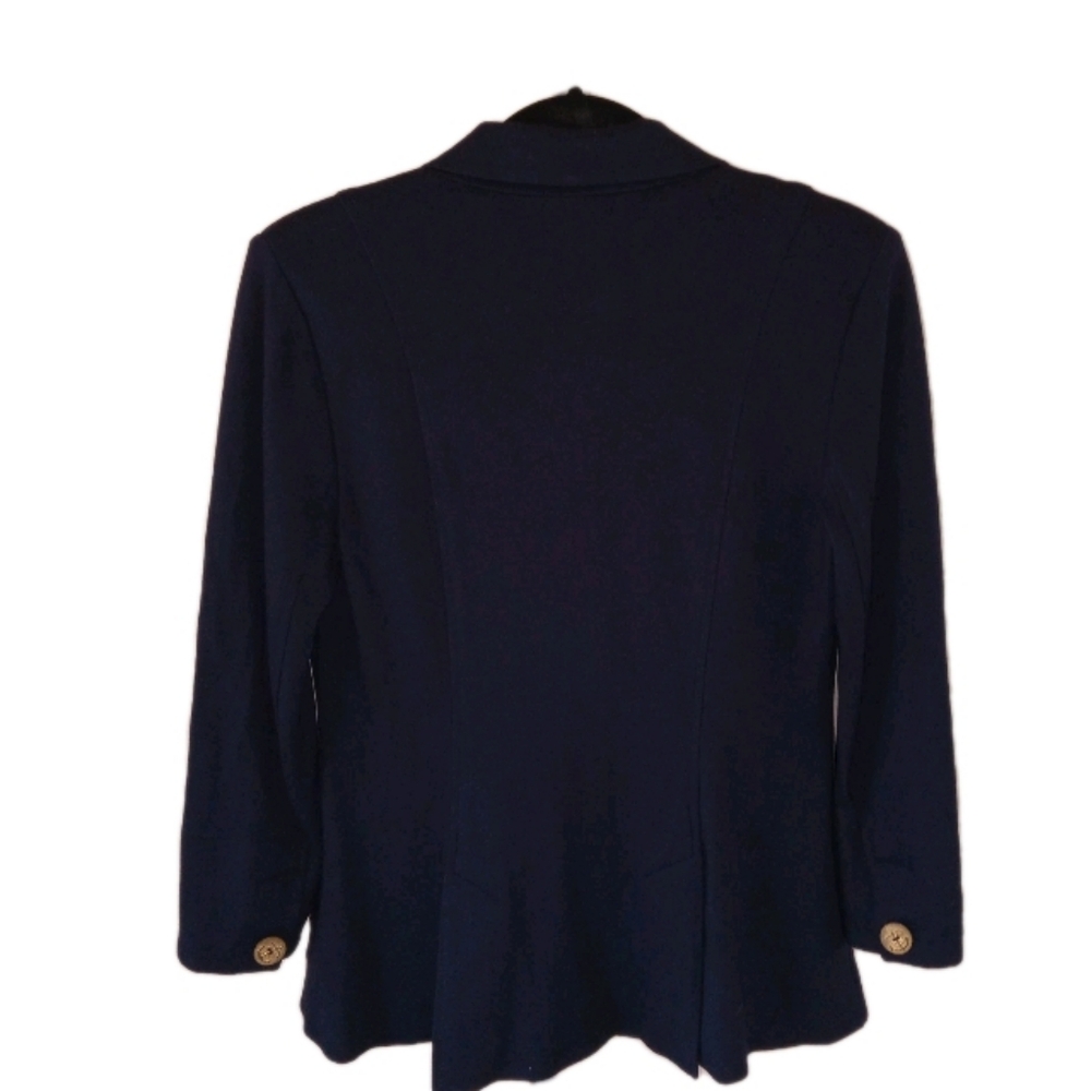 Cabi Navy Double Breasted Nautical Blazer 6 - Picture 2 of 12